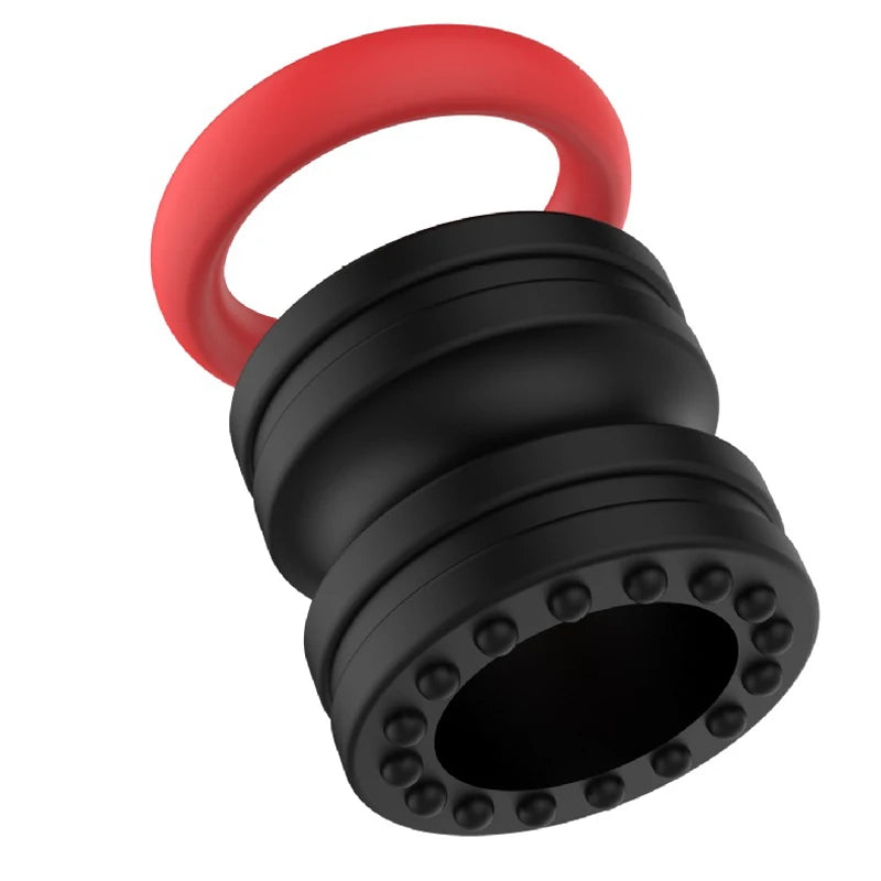 BallStretcher 2 en 1 avec Cockring Silicone - Longueur 40mm