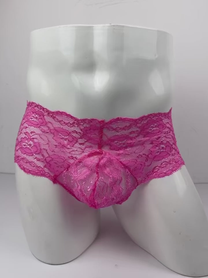 Boxer en Dentelle - 5 coloris au choix