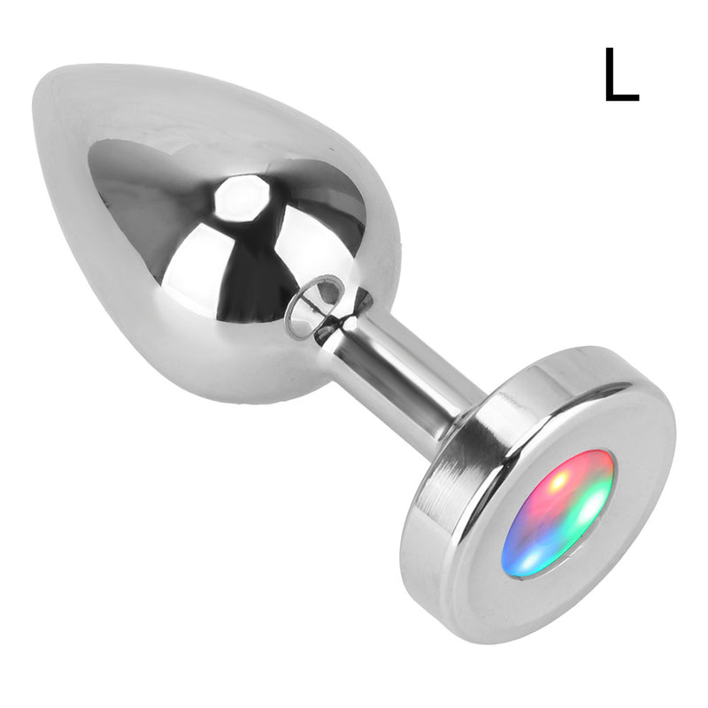 Plug Anal Metal Lumineux - Disco Plug
