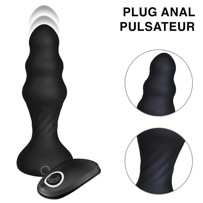 Plug Anal Pulsateur avec Télécommande — Pumper